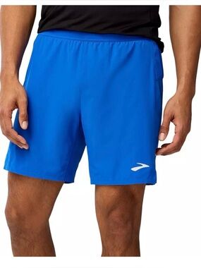 Brooks Run Happy shorts 7 “ inseam blue